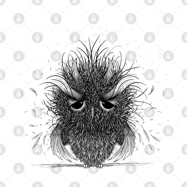 Angry Demon Owl by ilhnklv