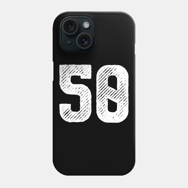 Fifty 50 Phone Case by colorsplash