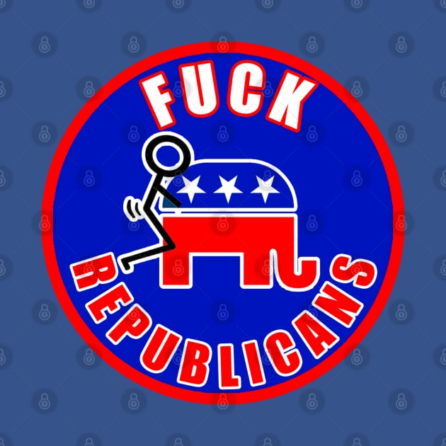 F-it Republicans by  The best hard hat stickers 