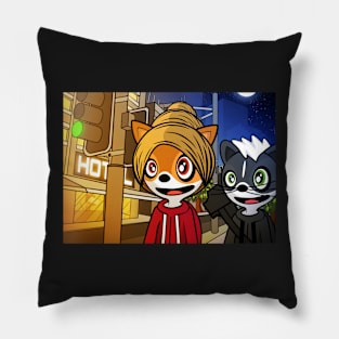 Nightlife Cover Art Pillow