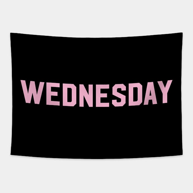 On Wednesdays We Wear Pink Tapestry by Bhagila