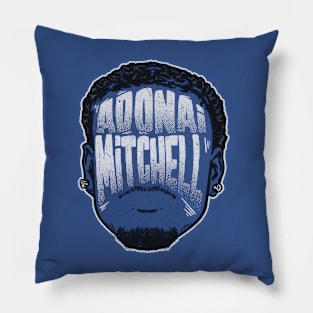 Adonai Mitchell Indianapolis Player Silhouette Pillow