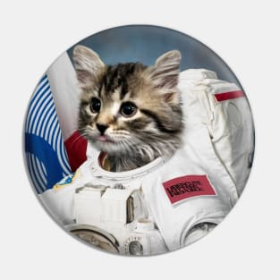 Astronaut Cat - Print / Home Decor / Wall Art / Poster / Gift / Birthday / Cat Lover Gift / Animal print Canvas Print Pin