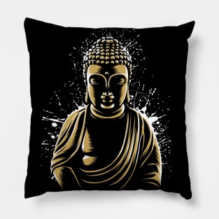 Gold Buda Pillow