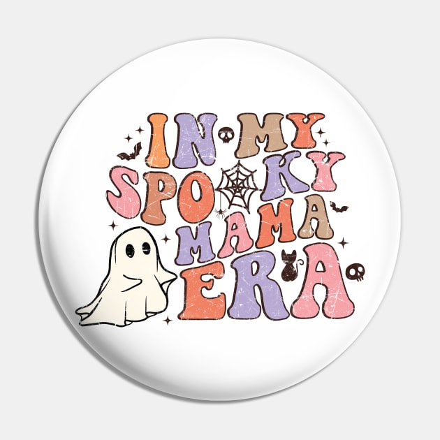 In My Spooky Mama Era Retro Pin by hnmarart