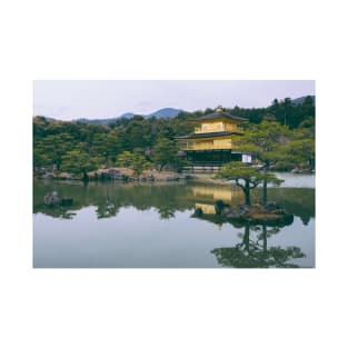 Japanese Temple reflected in a pond T-Shirt