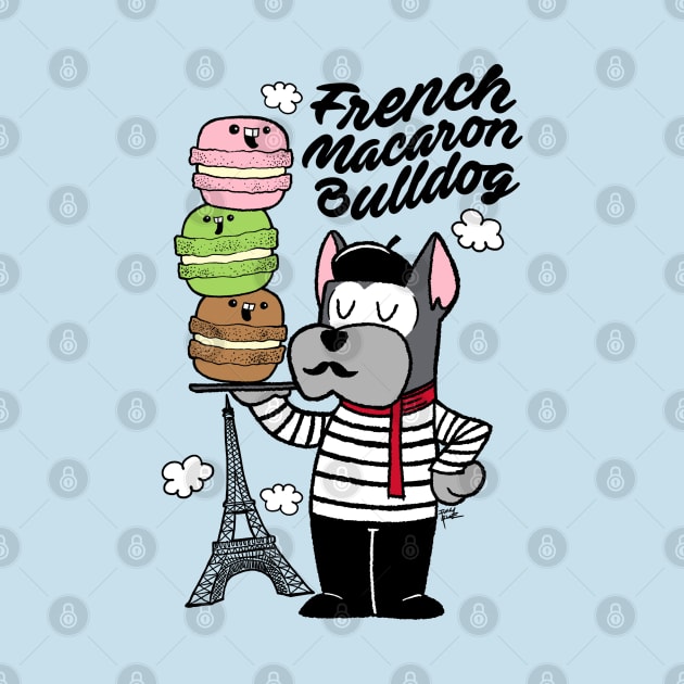 French Macaron Bulldog by ArtOfCheriOng