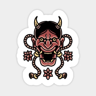 Oni tattoo t-shirt Magnet