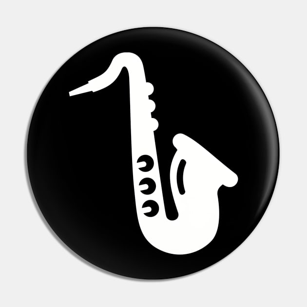 Saxophone Pin by Designzz