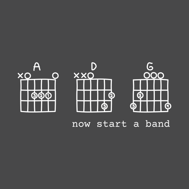 Now Start a Band - The OC inspired design by Something Clever