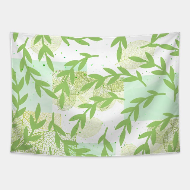 Leaf pattern Tapestry by Crazyjazz 