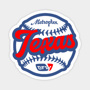 Texas Baseball Magnet