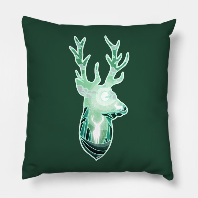 Winter Spirit Pillow by DVerissimo