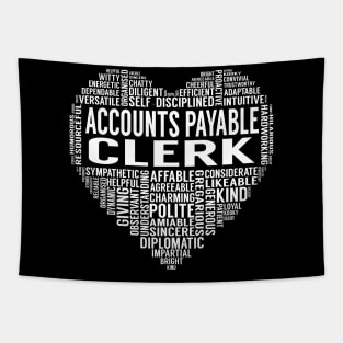 Accounts Payable Clerk Heart Tapestry