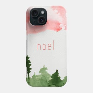 Christmas Noel Watercolor Phone Case