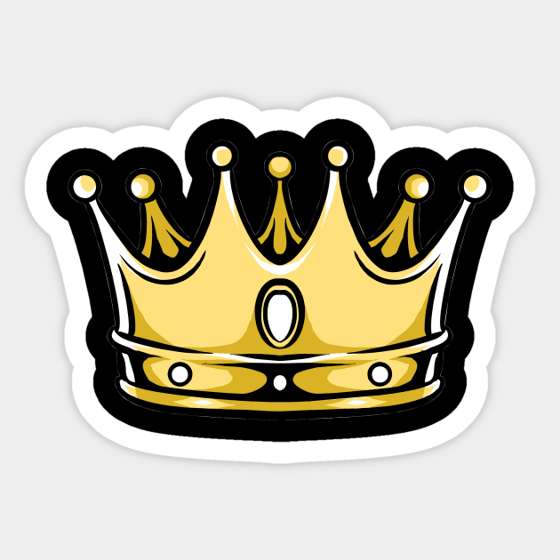 crown Sticker for Sale by I love stickers