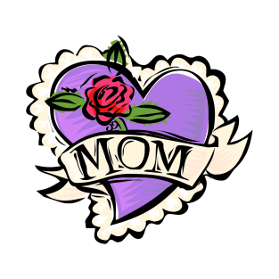 Mom Love Heart T-Shirt