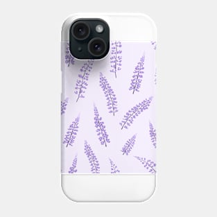 repeating pattern of lupines Phone Case