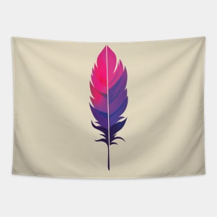 Colorful nature feather Tapestry