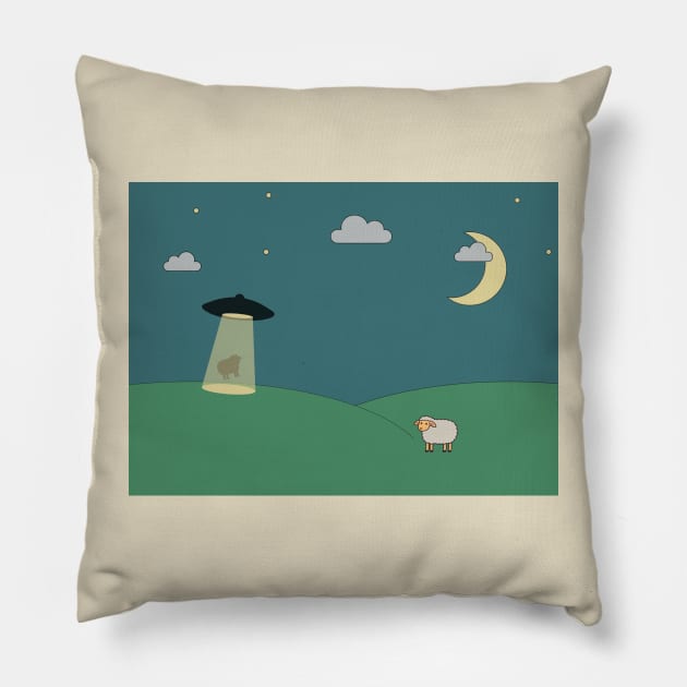 Moonrise (Front and Back) Pillow by Bode Designs