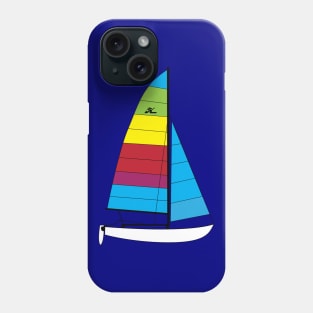 Hobie 16 Catamaran Sailboat Phone Case