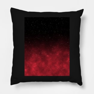 Red Galaxy Pillow