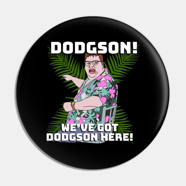 Jurassic Dennis Nedry Pin by thecompassrose