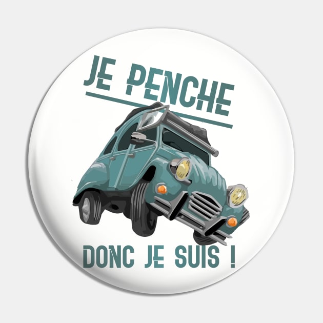 2cv Penche Pin by RomoneGrafik