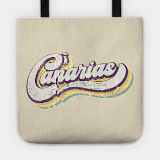 Retro Canary Islands Tote