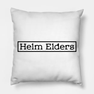 Helm Elders Box Logo (Black) Pillow