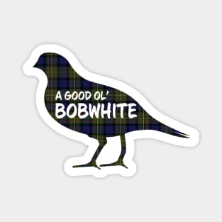 Bobwhite Critter - MacLaren Plaid Magnet