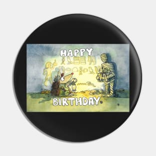 Happy Birthday for History nerds Pin