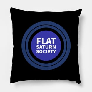 Flat Saturn Society Pillow