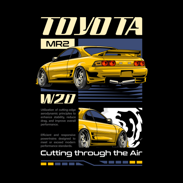 Toyota MR2 W20 Car by milatees