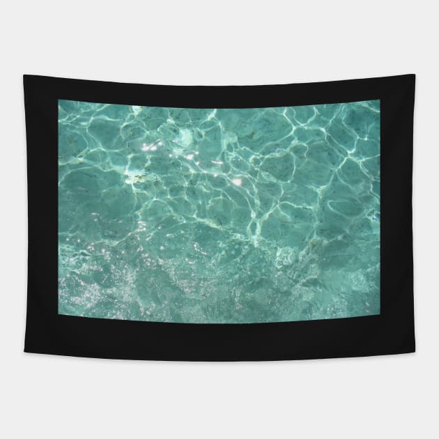 Turquoise Ocean Tapestry by KaSaPo