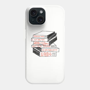 Haruki Murakami Book Stack Phone Case