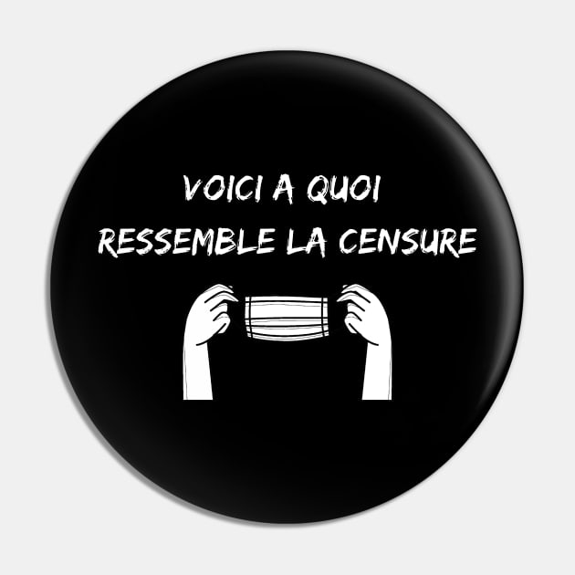 Voici a quoi ressemble la censure illustration avec un masque Pin by JulieVie Design