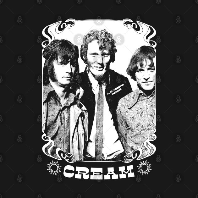 Cream \/\ Original Vintage Look Fan Design by DankFutura