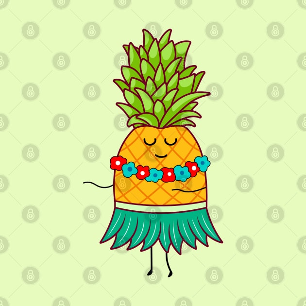 dancing pineapple by wordspotrayal