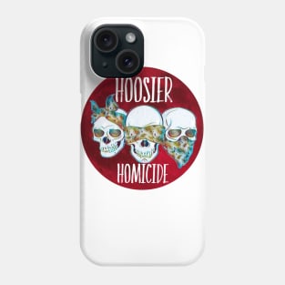 Hoosier Homicide Red Moon Skulls Phone Case