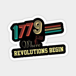 1776 Where Revolutions Begin Magnet