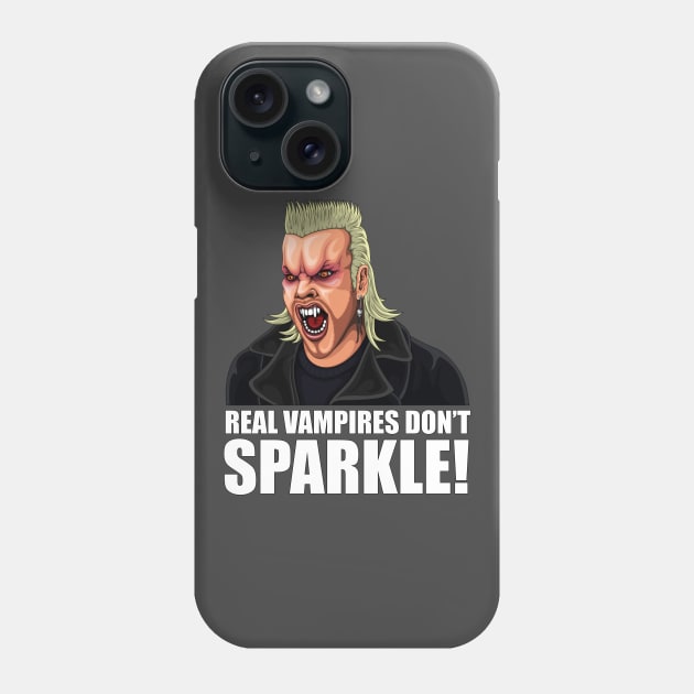 'Real vampires don't sparkle!' Phone Case by CMatthewman