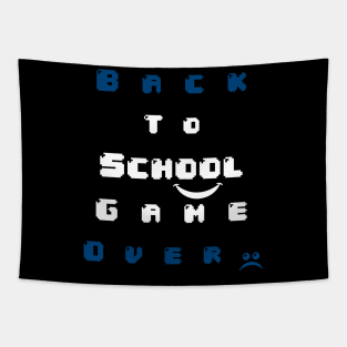 Game over-Back to school Tapestry