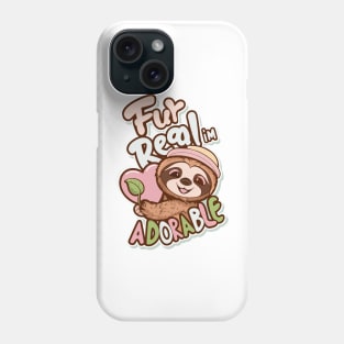 fur real im adorable Phone Case