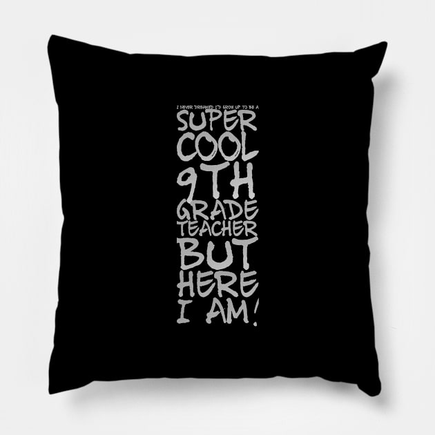 teacher, teaching, teacher, funny, back to school, school, Pillow by Lin Watchorn 