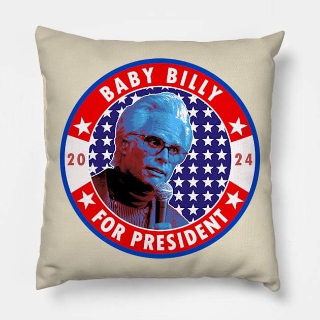 Baby Billy for President 2024 Pillow by Jina Botak