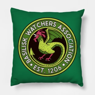 Basilisk Watchers Association Pillow