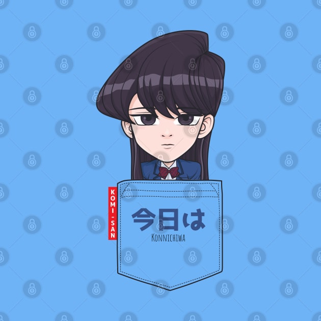 Shouko Komi Pocket Chibi by TeeTowArt