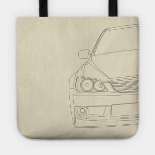 IS200 IS300 Altezza RS200 Black Outline Tote