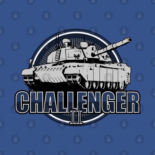 Challenger 2 Tank (Small logo) by TCP
